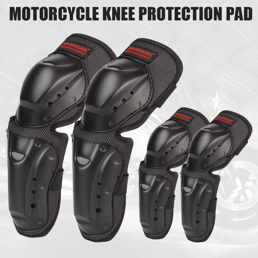 Motocross Skating Protectors 4Pcs/Set Knee Elbow Protective Pads Riding Protective Gears Motorcycle Accessories