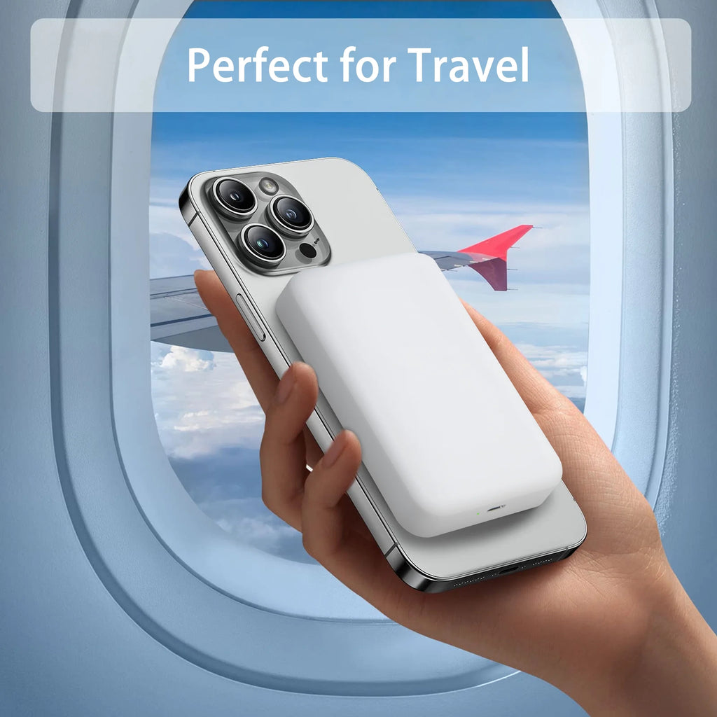 Magnetic Power Bank 3400Mah, Wireless Portable Charger, 20W Fast Charging Battery Pack, Magnetic Battery Pack with Magsafe,For Iphone 16 Pro Max/16 Pro/16/15/14/13/12 Series
