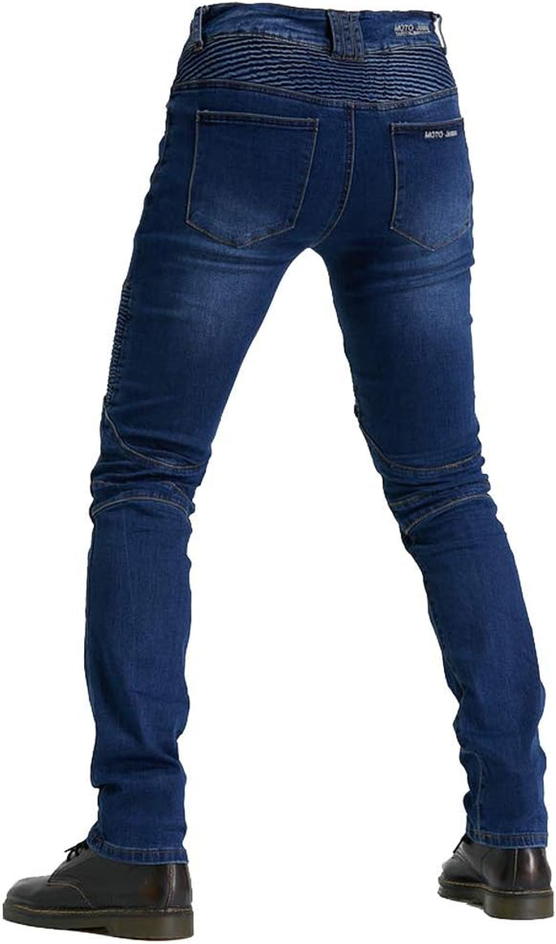 Motorcycle Riding Protective Pants Armor Motocross Racing Denim Jeans Upgrade Knee Hip Protective Pads