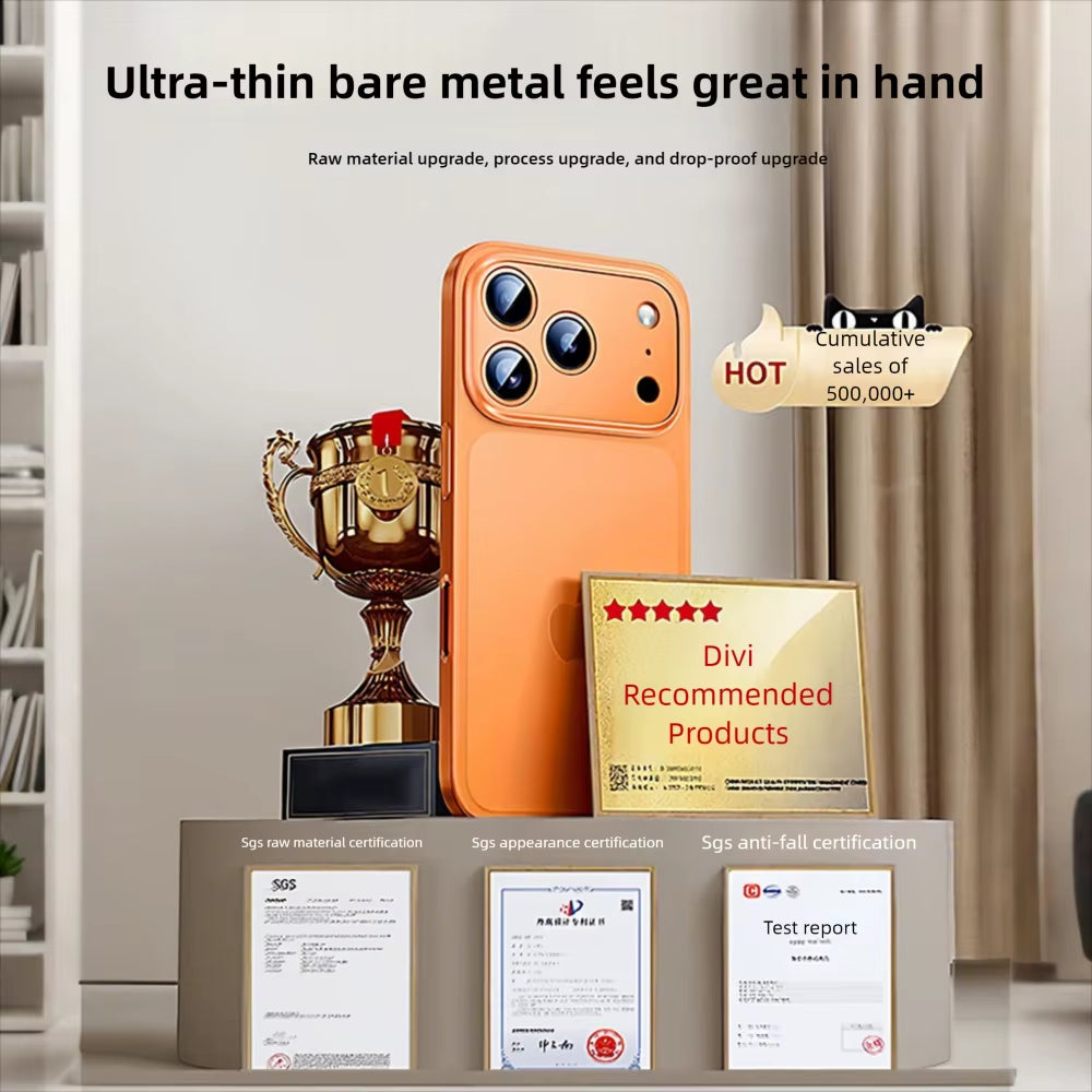 Matte Case for Iphone 17 Pro Max Hard PC Case for Iphone 17 Air Anti-Drop Ultra Thin Cover Anti-Fingerprint for Iphone 17