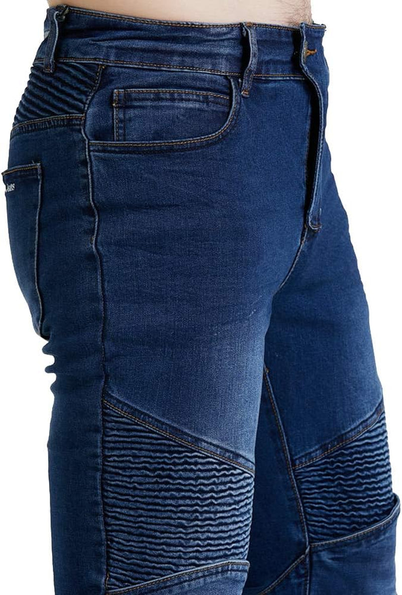 Motorcycle Riding Protective Pants Armor Motocross Racing Denim Jeans Upgrade Knee Hip Protective Pads