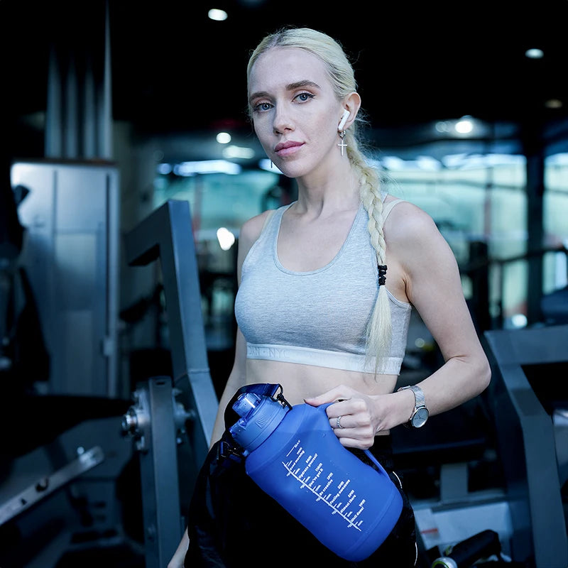 2L/64Oz Silicone Water Bottles Collapsible Travel Water Bottle Roll up Foldable Water Bottles with Straws Travel Camping Hiking